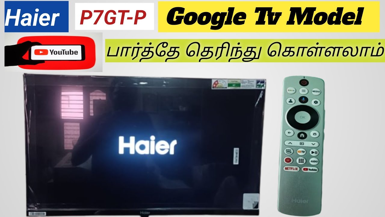 Haier tv demo video/ google tv demo video tamil