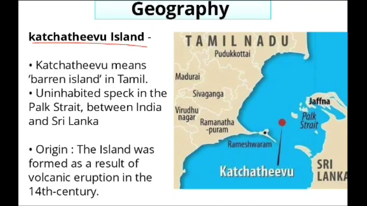 Katchatheevu Island🏝️  #placesinnews #geography