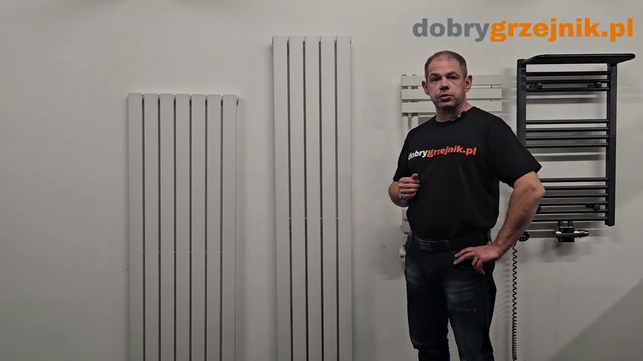 Grzejnik panelowy pionowy dekoracyjny