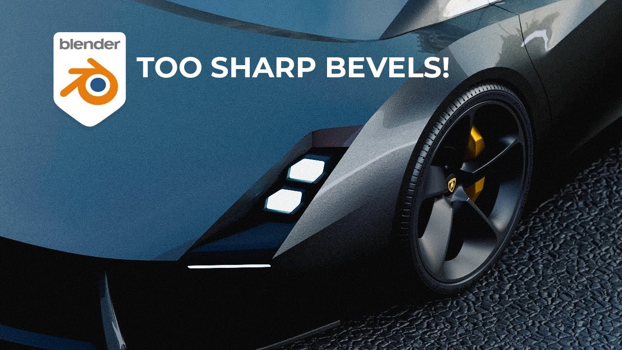 Fix the Bevel When It's TOO SHARP! - Blender Tips