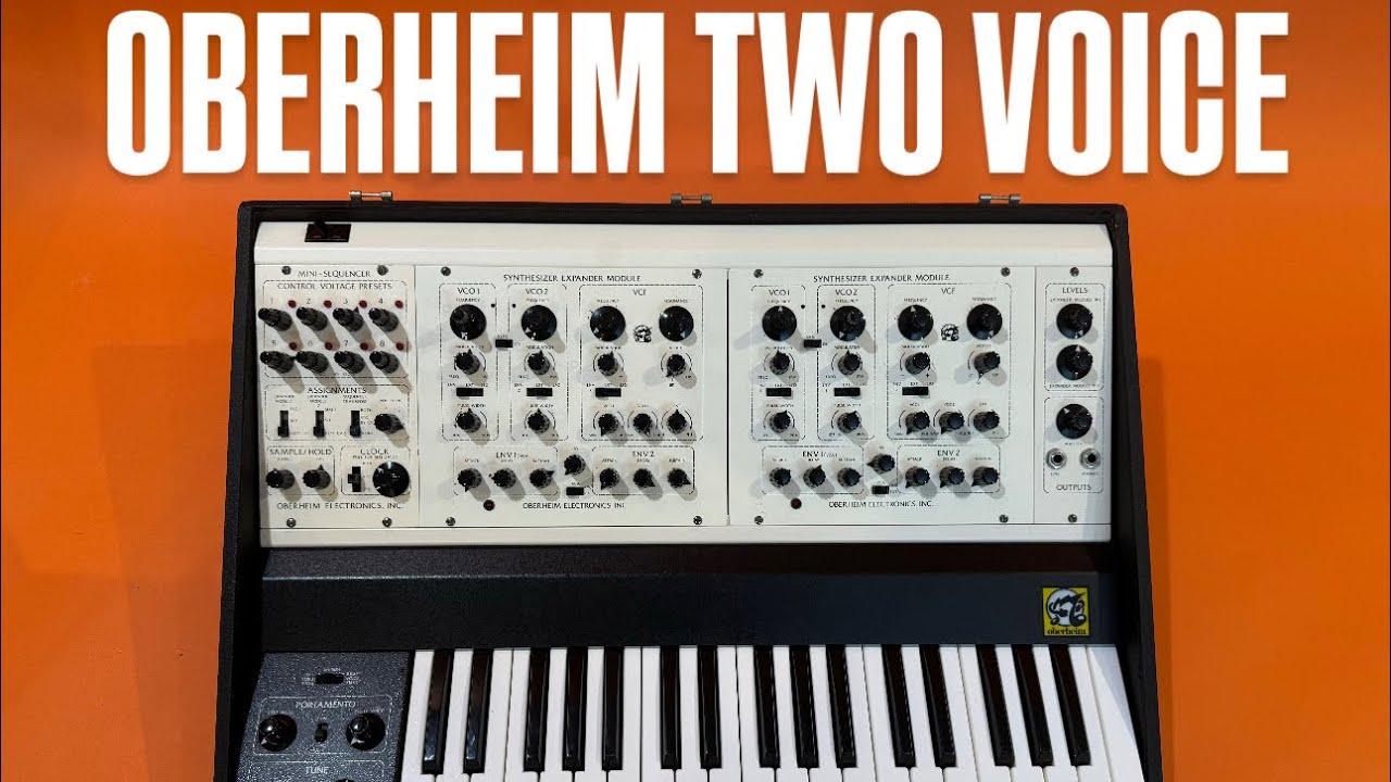 OBERHEIM TWO VOICE (1975) + Roland RE-201 Space Echo