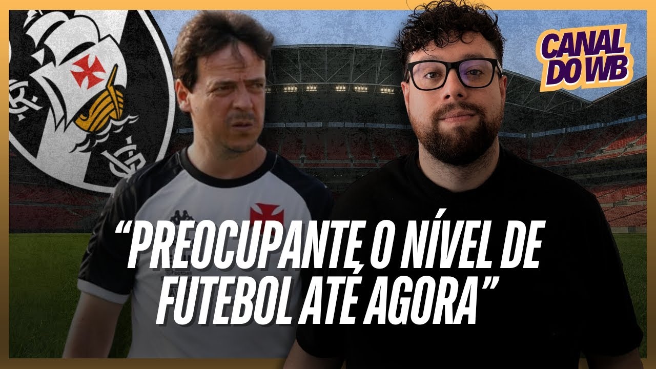 DINIZ NÃO CONSEGUE FAZER VASCO DESTRAVAR
