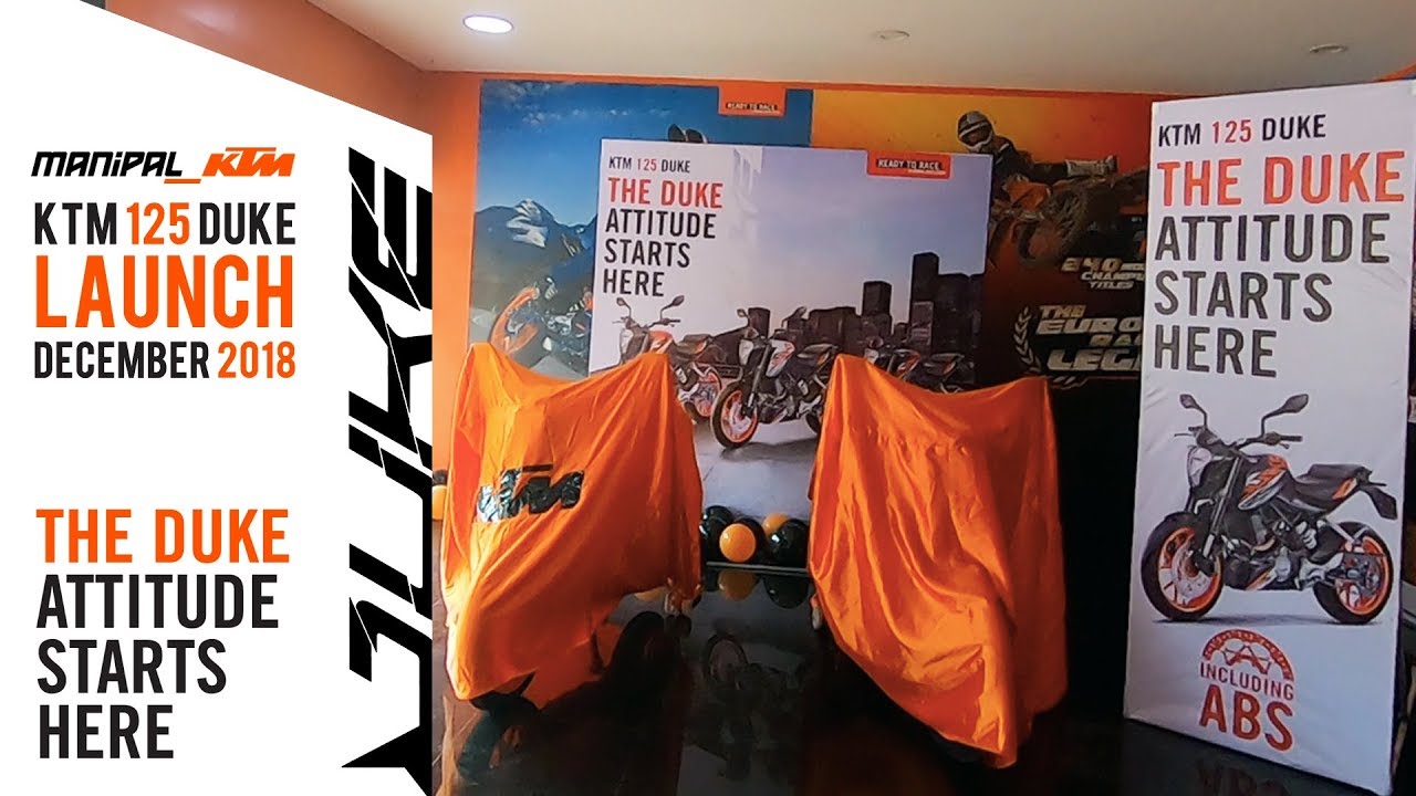 KTM Duke 125 Launch at Manipal KTM