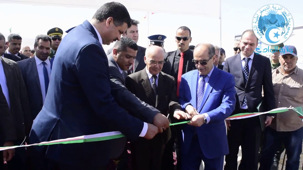 وزير الصناعة و المناجم في زيارة عمل لولاية الوادي - وضع حجر الأساس لمصنع انتاج البلاستيك