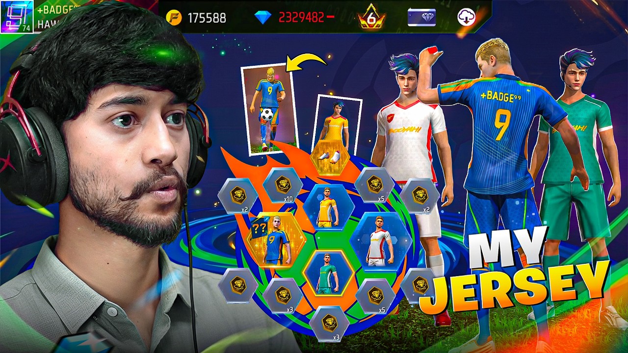 Wait... That's My Name on the Jersey?! 😱 | Free Fire New Football Jersey 🔥