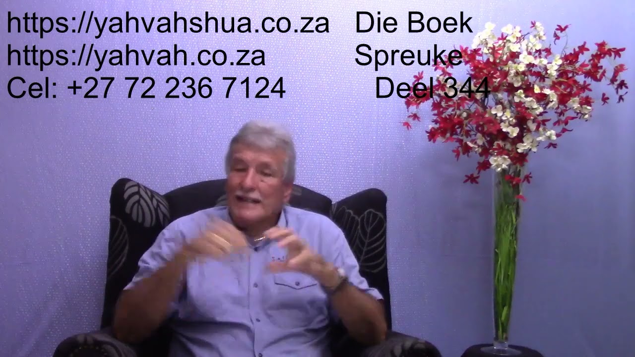 Die Boek Spreuke Deel 344 Ontbyt met Prof Hannes Week 05 2026