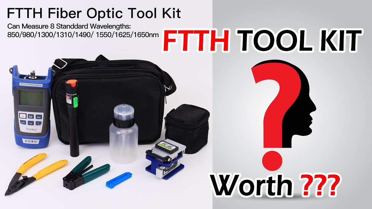 FTTH Fiber Optic Tool KIT --- Worth or NOT ?? For Temp Splicing - Temporary Mechanical Splicing Kit