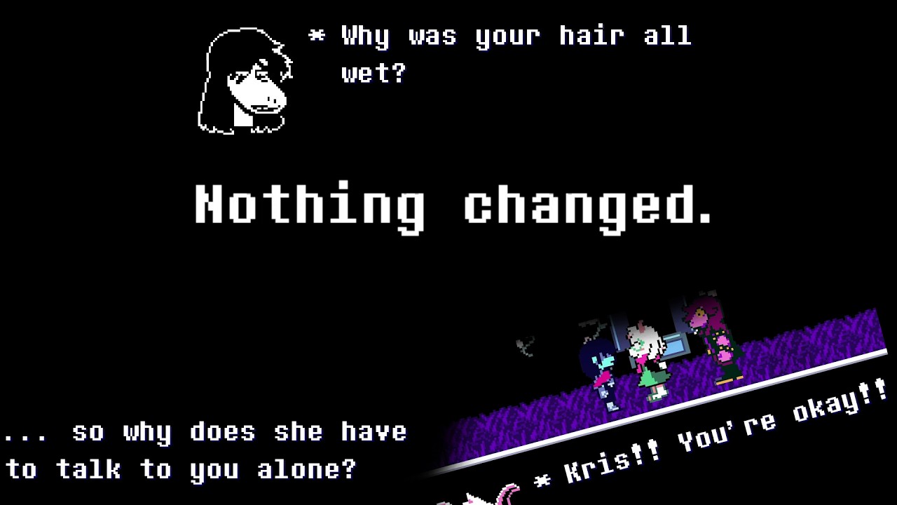 Deltarune Chapter 5: Aborted Weird Route Cutscenes
