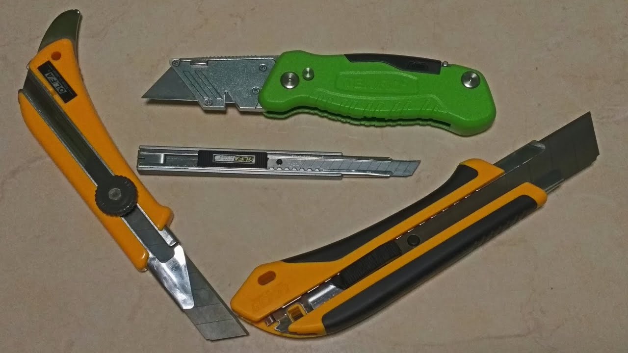 Tekiro Folding Utility Knife vs OLFA Knives