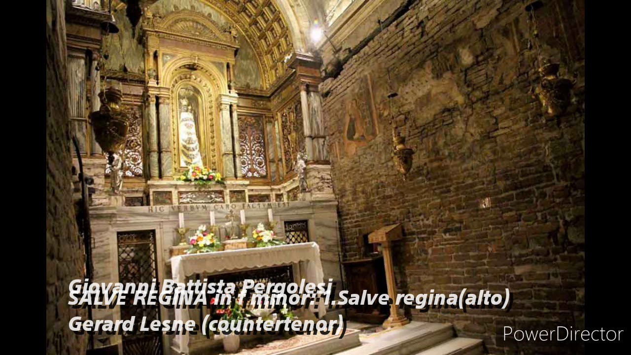 Pergolesi: Salve regina in f-minor. 1.Salve regina. Gerard Lesne