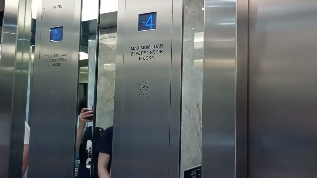 Some lifts at Cabot Square/Place, Canary Wharf with @MrBusEnthusiast 