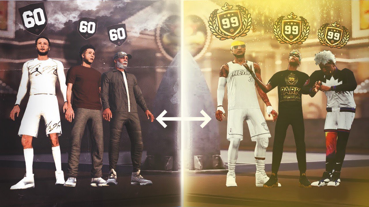 TSL 99 OVR MONTAGE FROM 60 OVR TO 99 OVR #1 99 OVERALL CREW ON NBA2K19