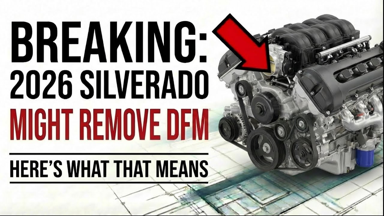 Срочная новость: В модели Silverado 2026 года может быть убрана система DFM &mdash; вот что это значит!
