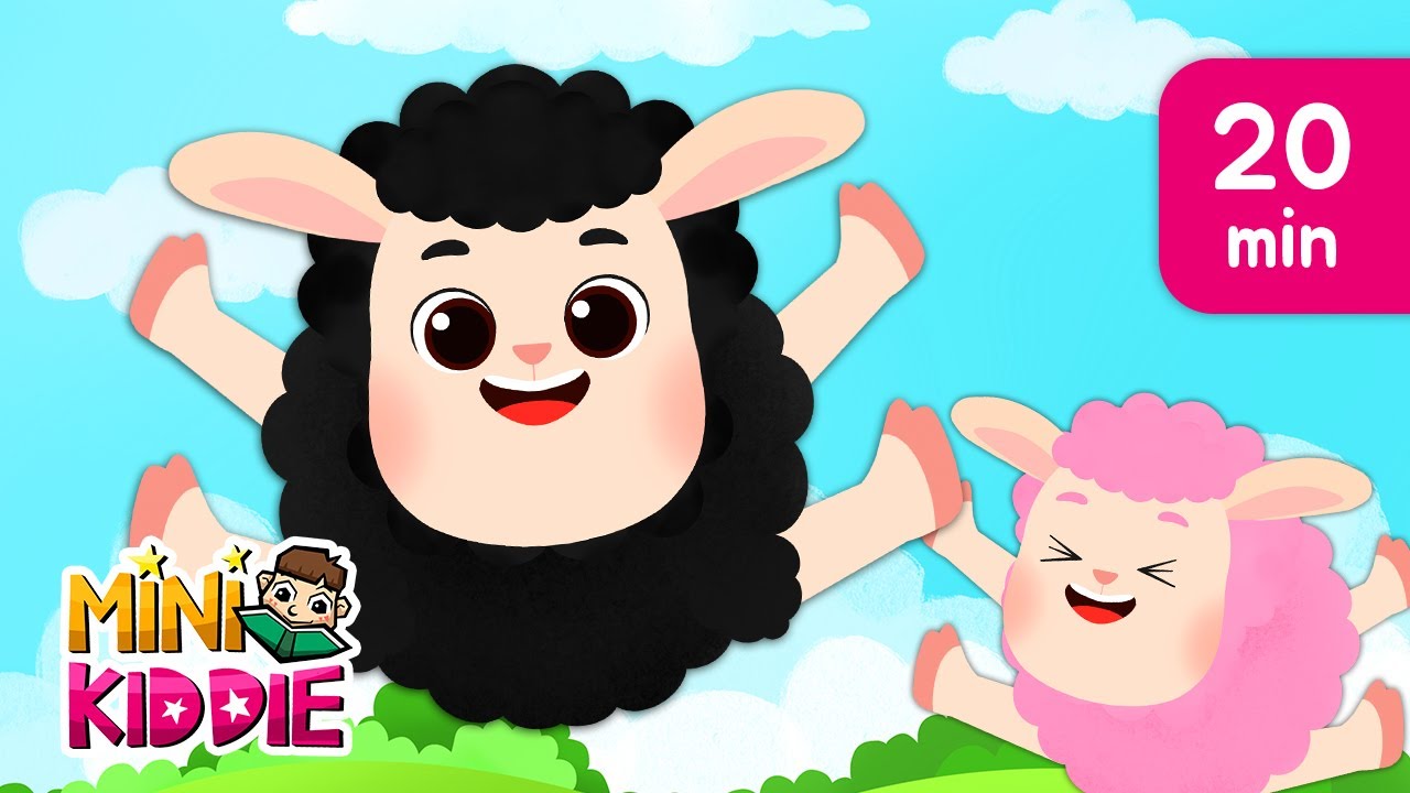 Baa Baa Black Sheep | & More Kids Songs with Lyrics | Best Nursery Rhymes | 20 Min | Mini Kiddie