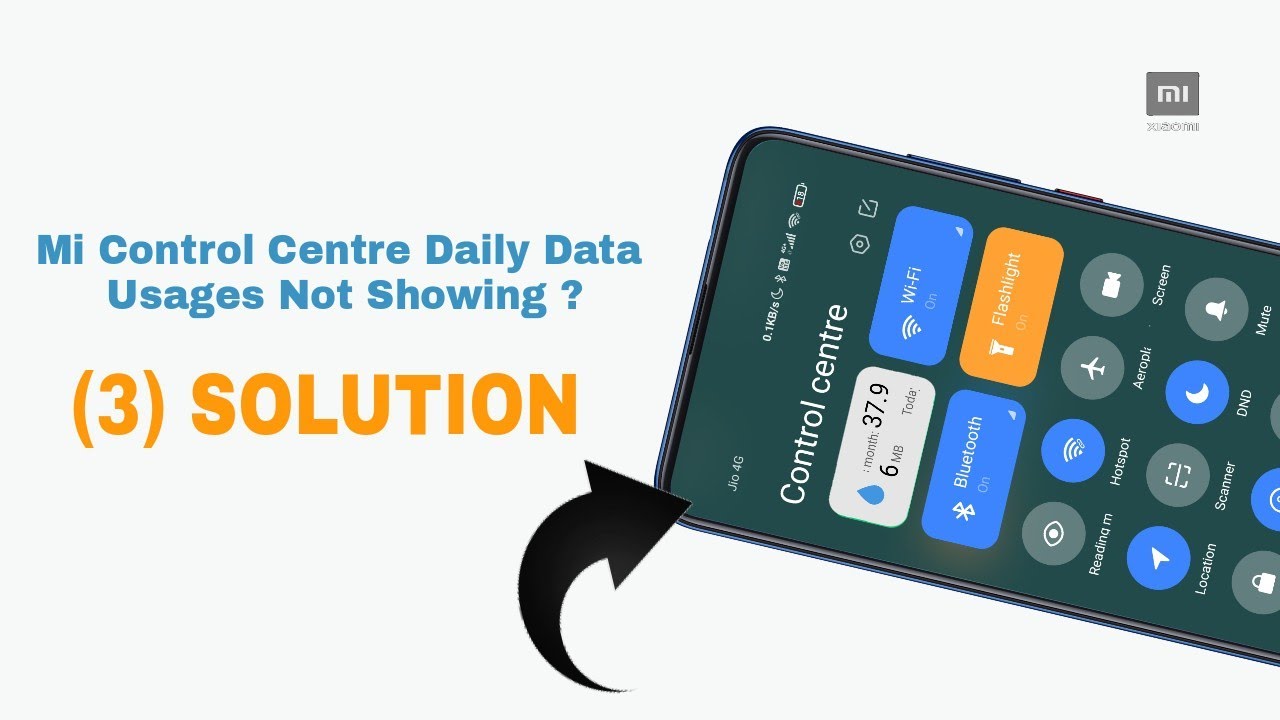 Mi Control Centre Daily Data Usages Not Showing after Miui 12 update