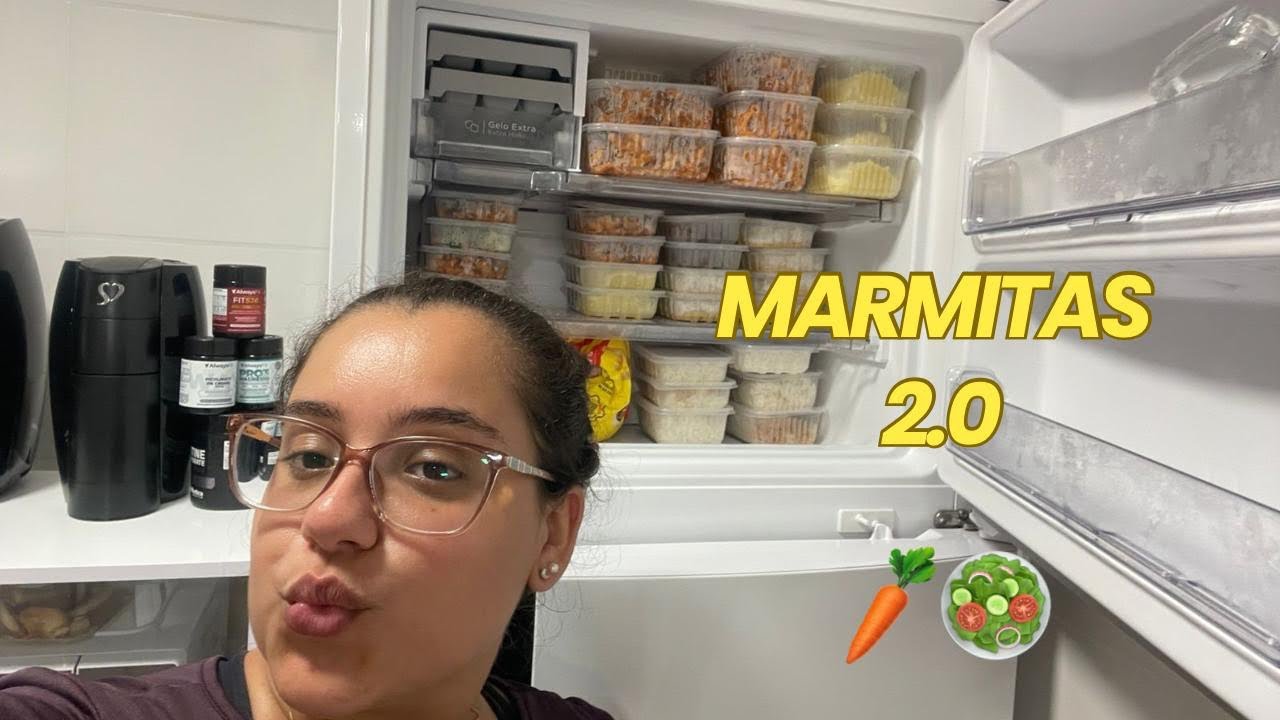PREPARANDO MARMITINHAS PARA 2 SEMANAS 🥗🥕✨ | Brenda Sousa