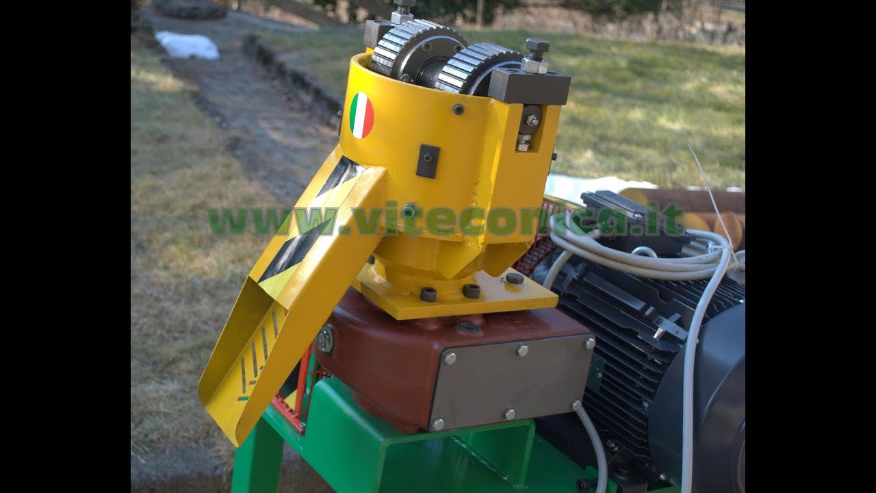 PELLETTATRICE ELETTRICA www.pellettatrice.it VITE CONICA