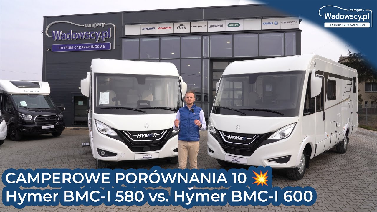 CAMPEROWE POR&Oacute;WNANIA 10 💥 #Hymer BMC-I 580 MY24 vs. Hymer BMC-I 600 MY25