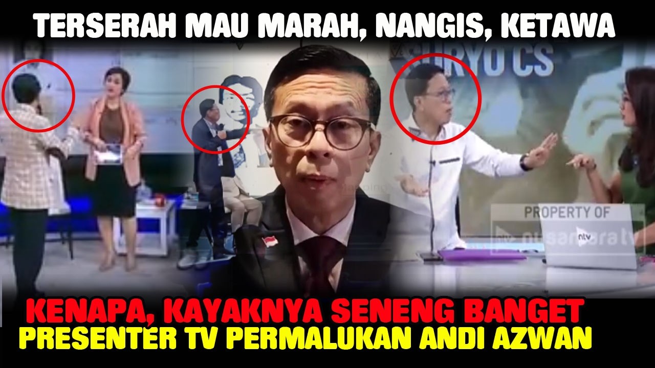 KASIAN BANGET, SEBANYAK INI PRESENTER TV YANG PERMALUKAN ANDI AZWAN