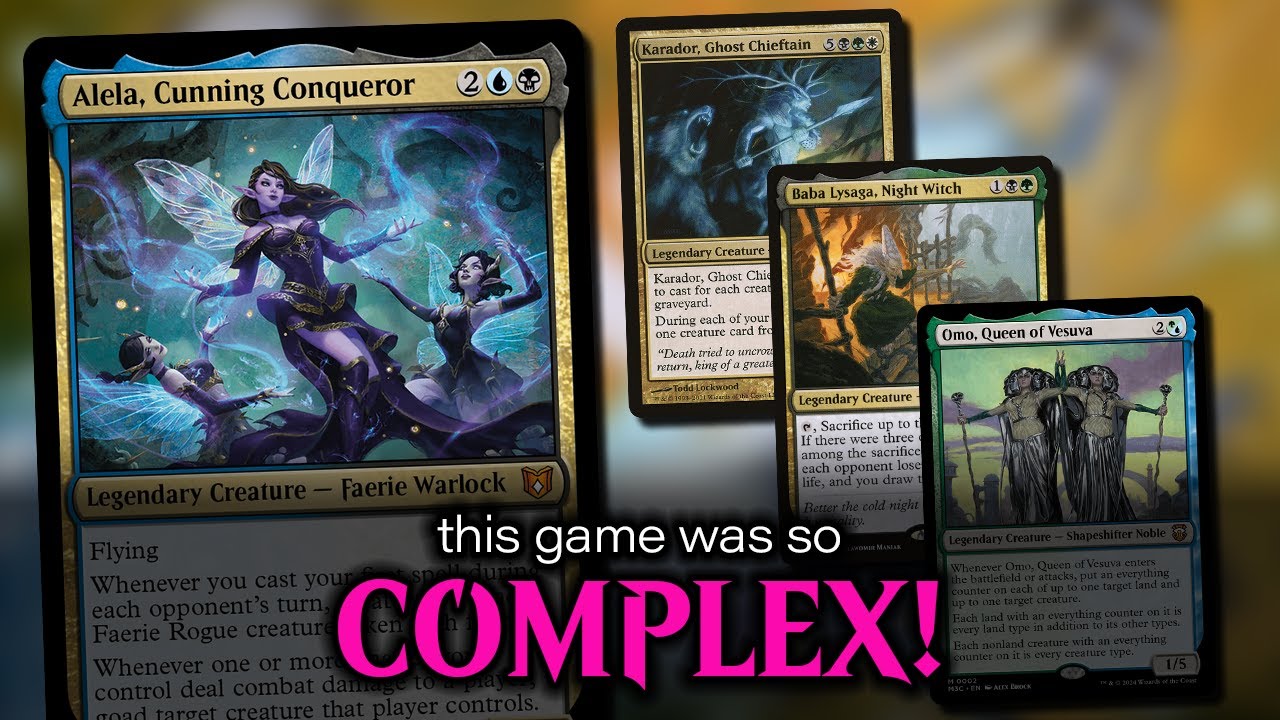 Alela vs Omo vs Bab Lysaga vs Karador Magic Online EDH Game Play