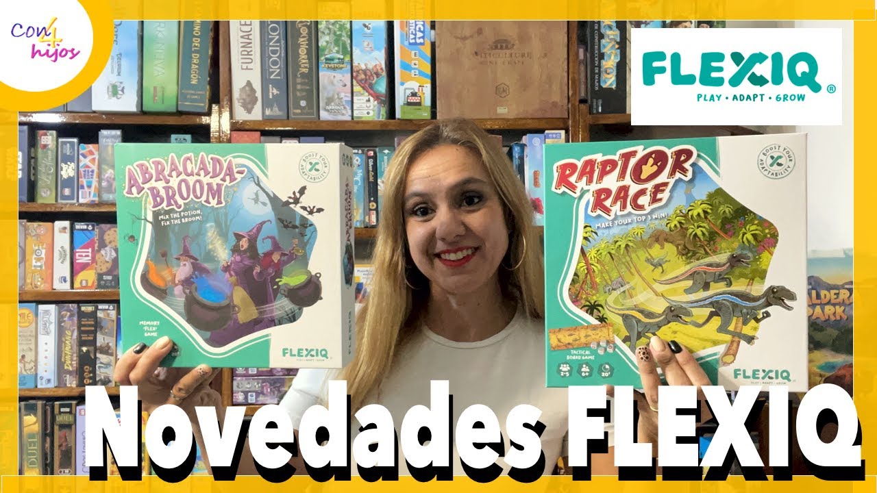 ABRACADA-BROOM, RAPTOR RACE 🦕 (FlexiQ) Opinión y ¿Como se juegan? 🆕 Novedades FlexiQ
