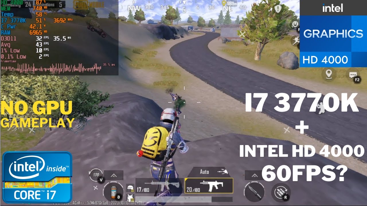 PUBG Mobile | i7 3770k + Intel HD 4000