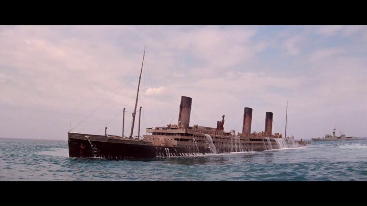 The Unsinkable Ship Emerges from the Depths in Raise the Titanic (1980)
