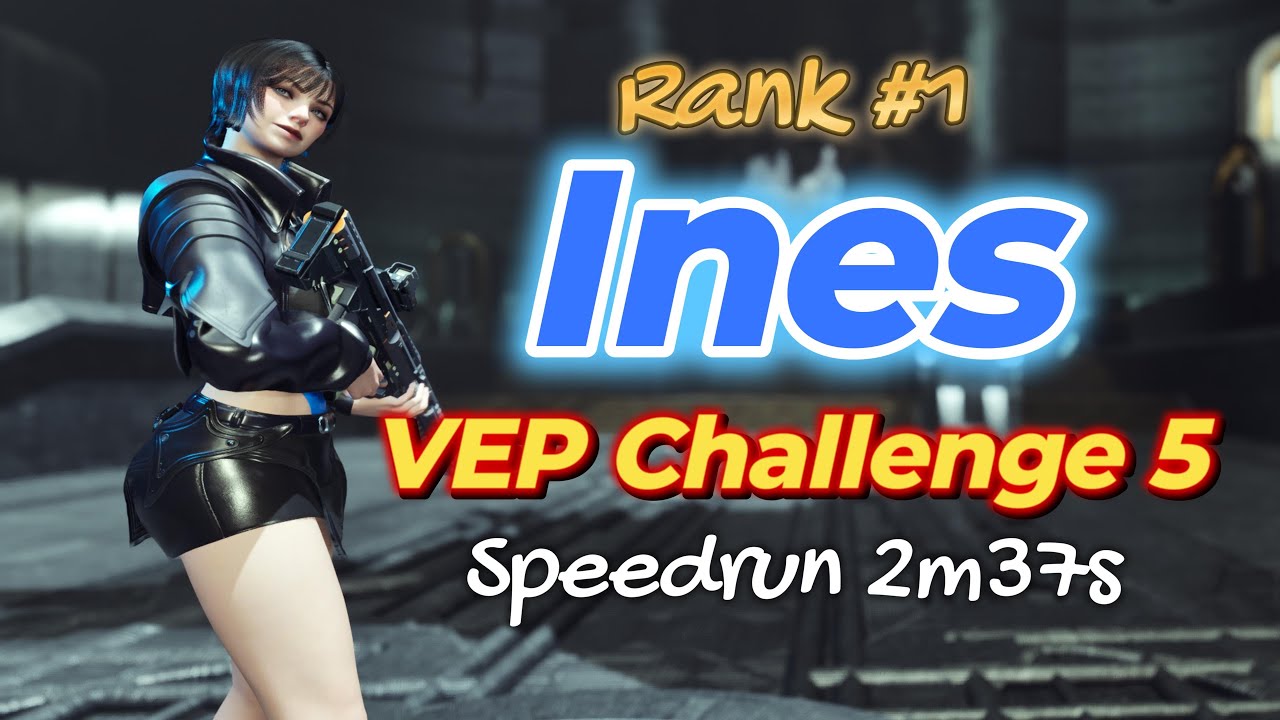 Ines VEP Challenge5 Solo Rank#1 (2m37s) - The First Descendant: Season3
