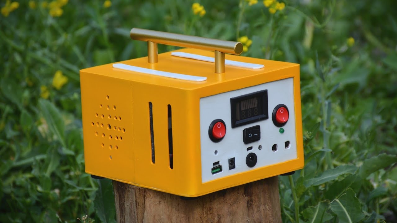 How To Make Portable Power Station 