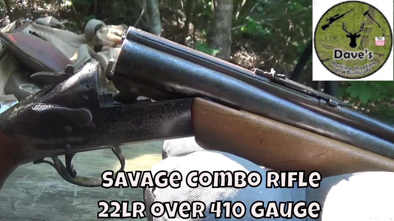 First Time Shooting The Savage 24 S-e Rifle