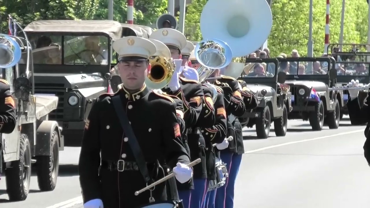 K&G Leiden tijdens Bevrijdingsparade op zaterdag 3 mei 2025 in Rijnsburg