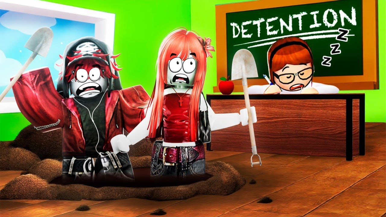 😱МЫ сбежали ИЗ САМОЙ ОХРАНЯЕМОЙ ШКОЛЫ В Роблокс!