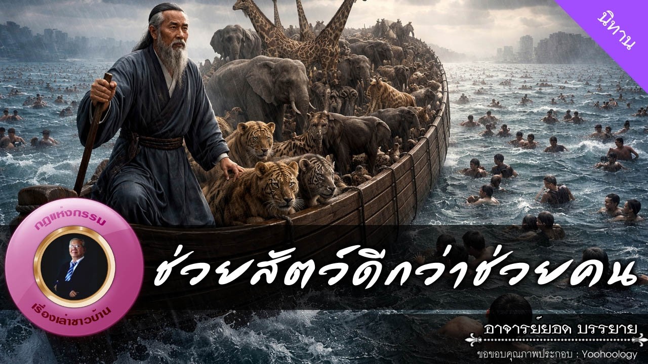 อาจารย์ยอด : ช่วยสัตว์ดีกว่าช่วยคน [นิทาน]