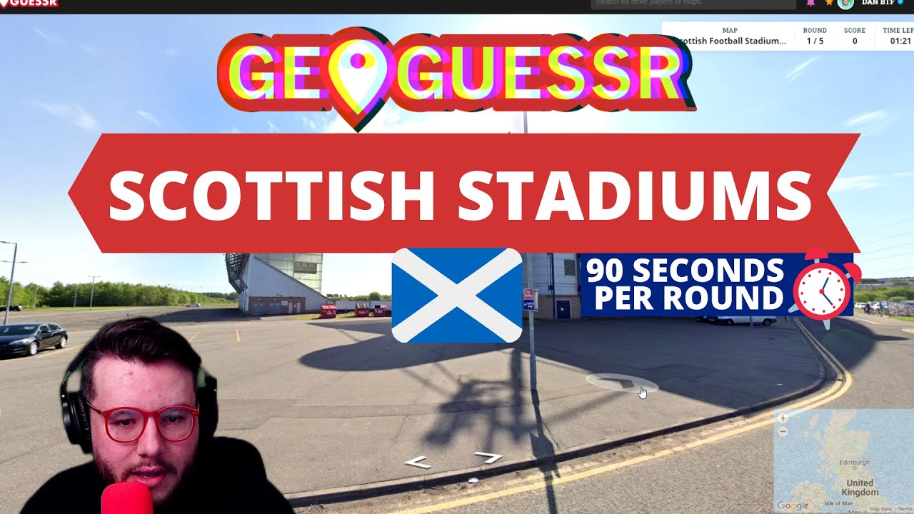 GeoGuessr | Scottish Football Stadiums (90 seconds per round)