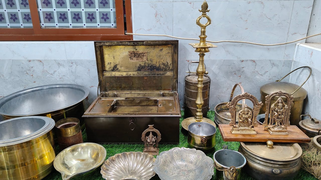 |2️⃣2️⃣1️⃣| Traditional antique brass bronze and copper items for sale🏷️ free shipping📦🚚 #antique
