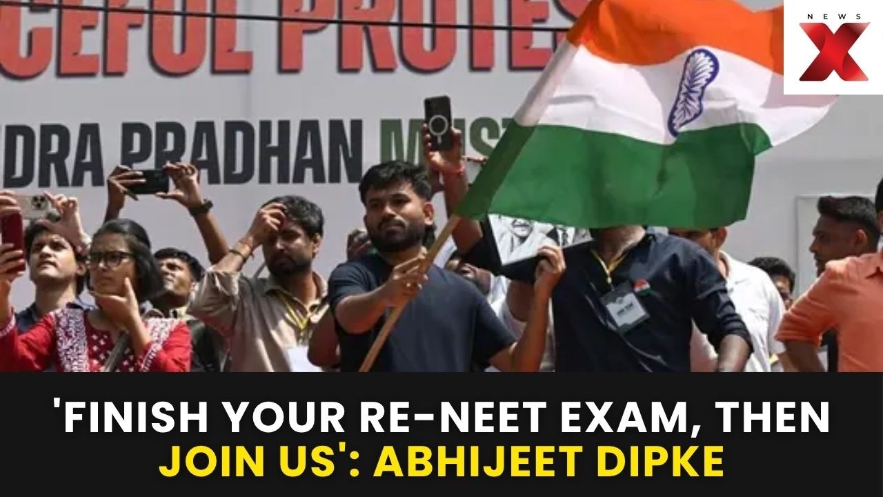 CJP's Abhijeet Dipke Calls On Re-NEET Students To Join Delhi Protest | NewsX