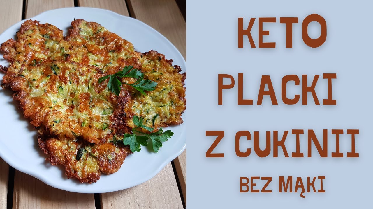 KETO PLACKI Z CUKINII tylko TRZY SKŁADNIKI