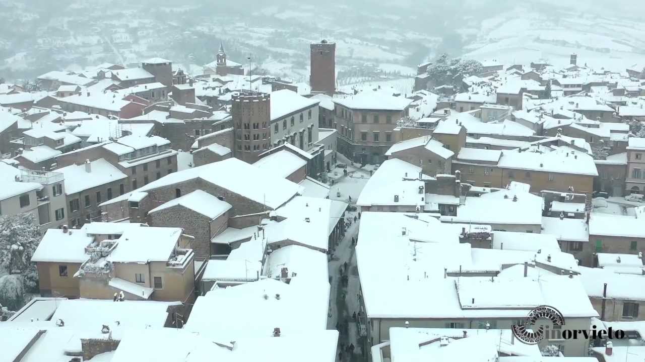 Blizzard a Orvieto