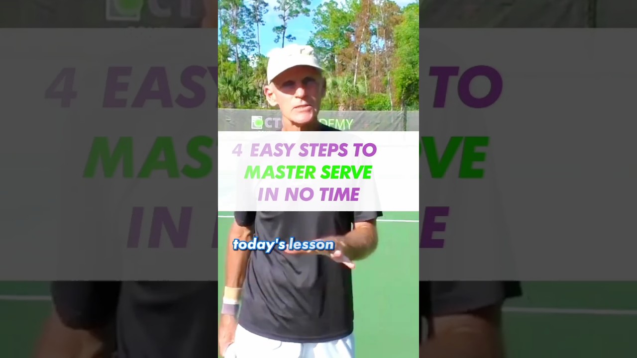 #shorts #shortsfeed 4 Easy Steps To Master Serve In No Time