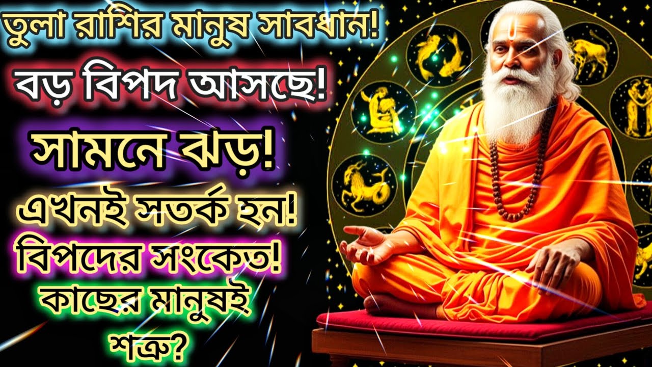 তুলা রাশির জীবনে ভয়ংকর সময় শুরু! সামনে বড় বিপদ ও চমকপ্রদ সত্য!