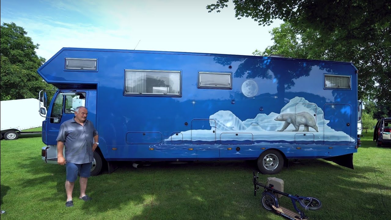Schönste Wohnmobile Deutschlands 2021: MAN Phönix Polar-Bear. LKW-Upgrade, Riesencouch, RECYCLE