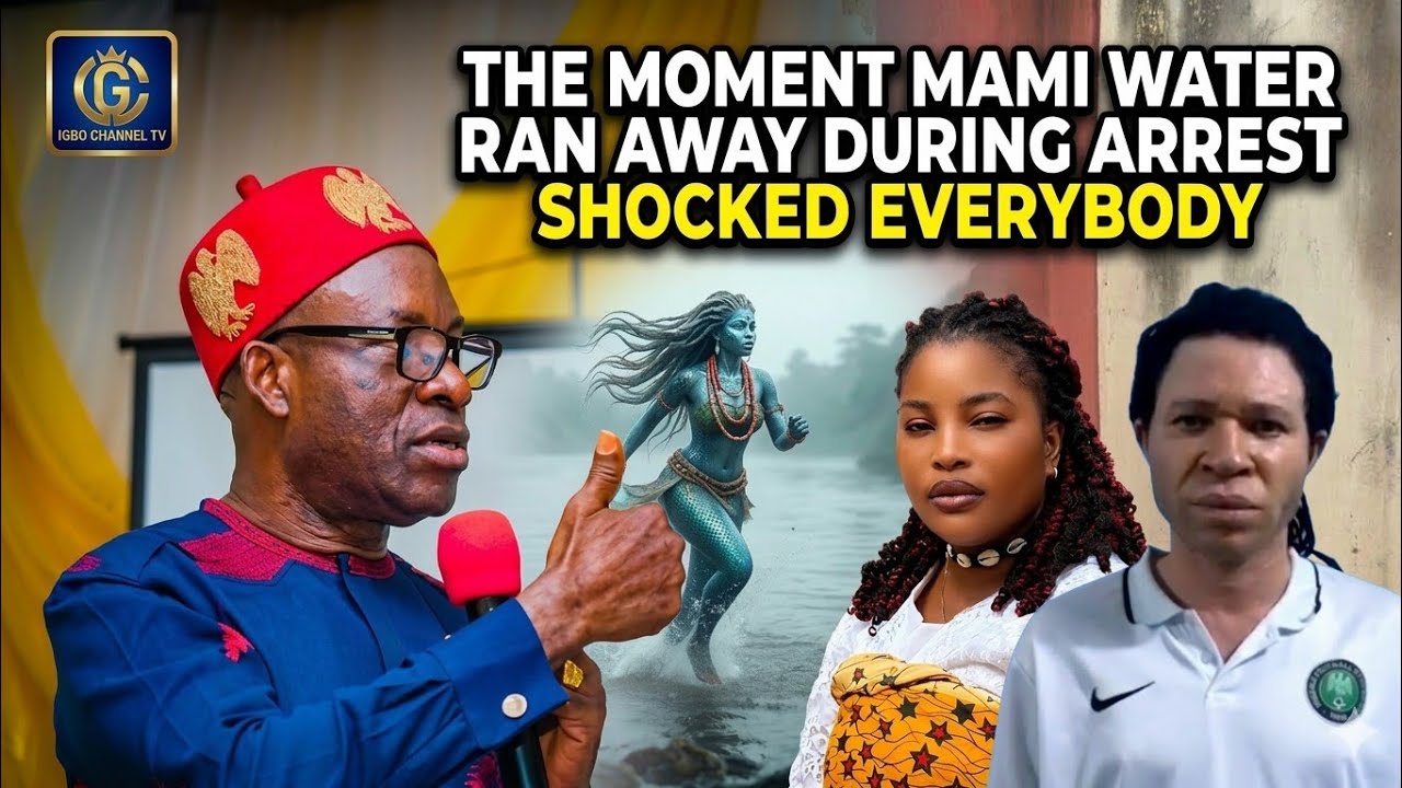 THE SHOCKING MOMENT MAMI WATER RAN AWAY DURING NATIVE DOCTOR ARREST