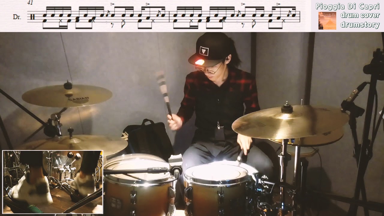 ⎜Pioggia Di Capri⎜T-Square Drum Cover by Sunghwi Kim with Transcription