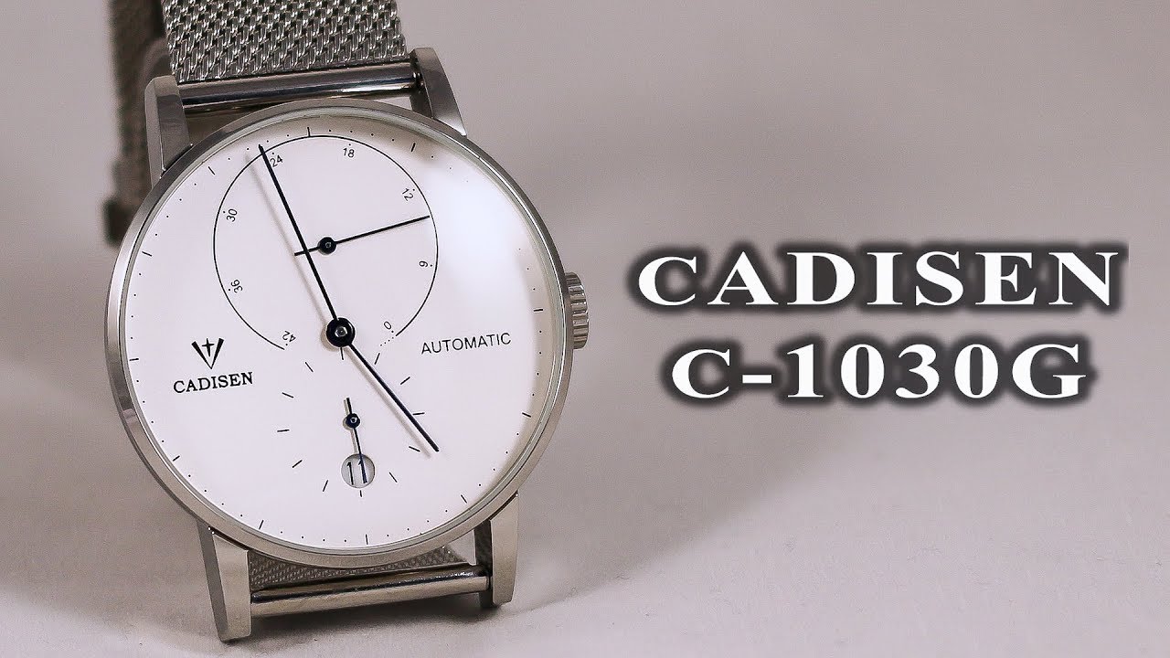 Cadisen C-1030G automatic watch with power reserve indicator #165
