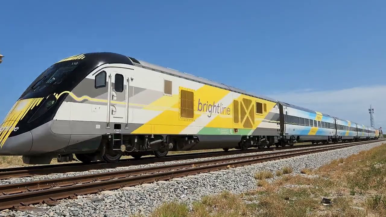 FAST TRAINS IN MIAMI: Brightline, TriRail, Amtrak, and FEC! 8/6/22