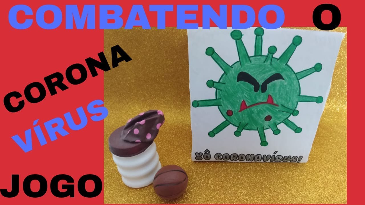 Jogo do combate ao corona v&iacute;rus.