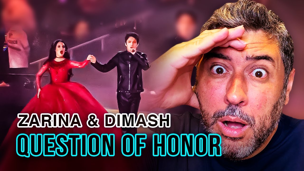 DIMASH KUDAIBERGIAN ft ZARINA ALTYNBAYEVA - QUESTION OF HONOUR  | Vocal coach REACTION