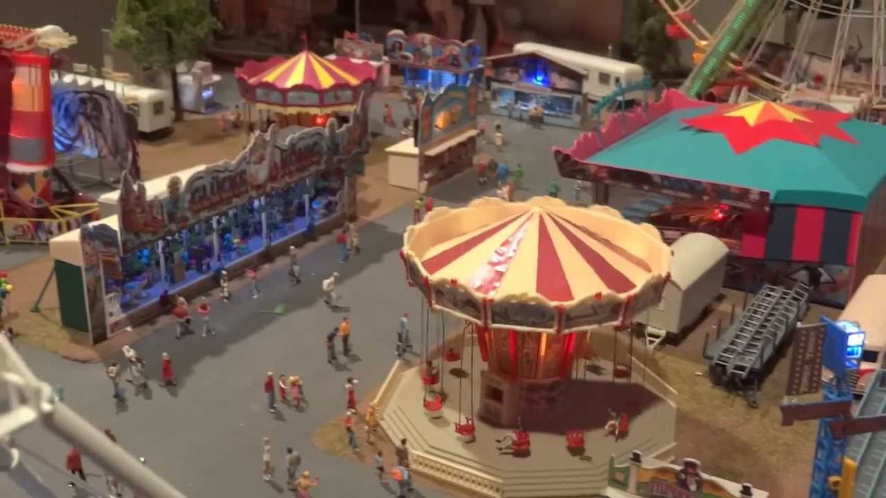 H0 Faller Kirmes -- in den Faller Miniaturwelten Gütenbach (DE) [HD]