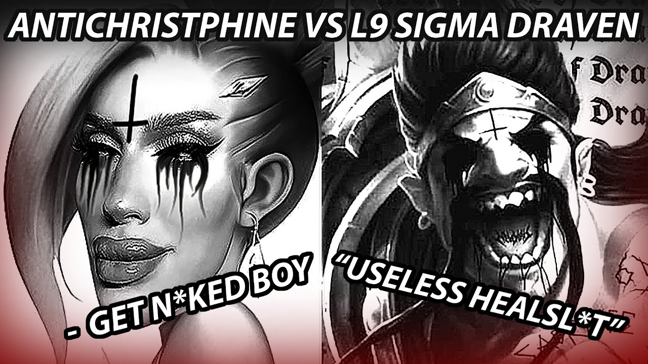 ANTICHRISTPHINE👼🎤 VS L9 SIGMA DRAVEN🤮♿ | *HE RAN IN FEAR😍*