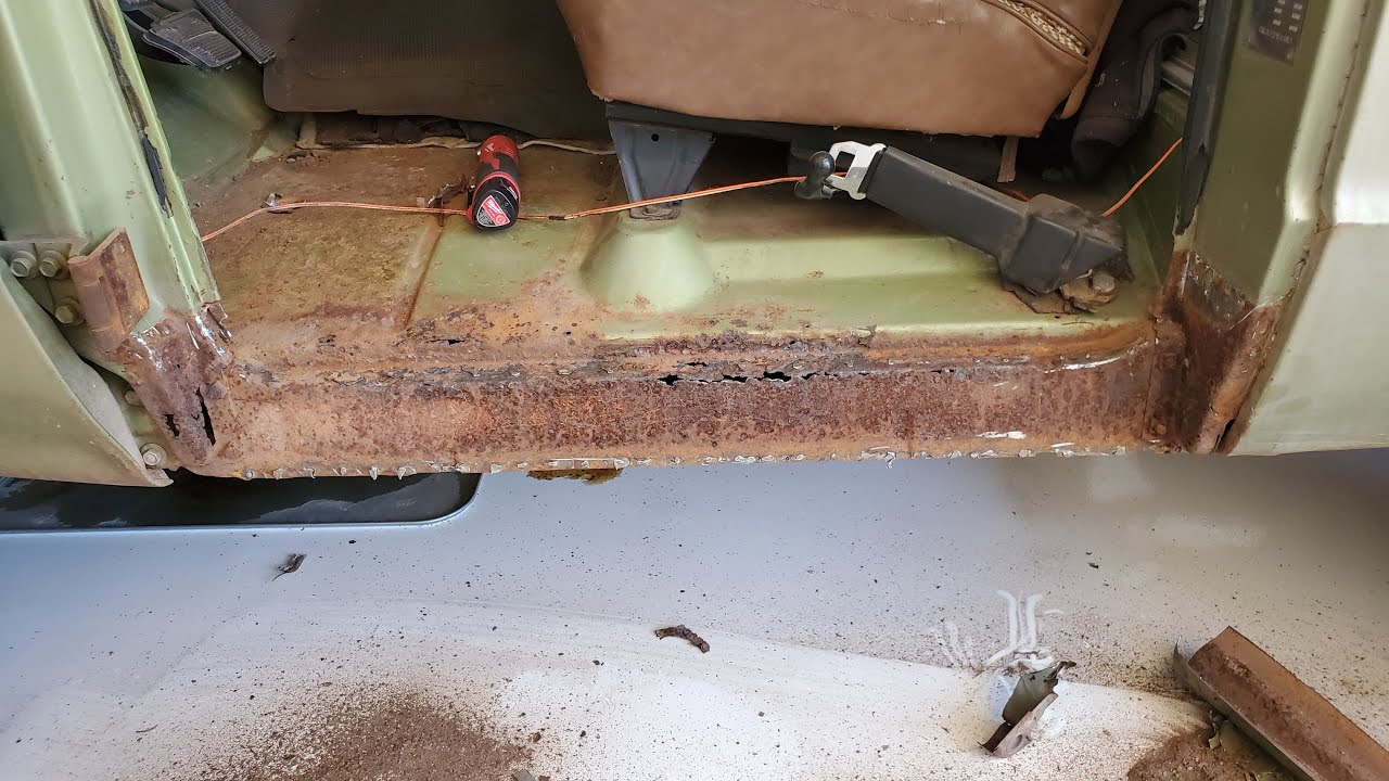 Замена порога Blazer Restoration 1972 года, часть 1